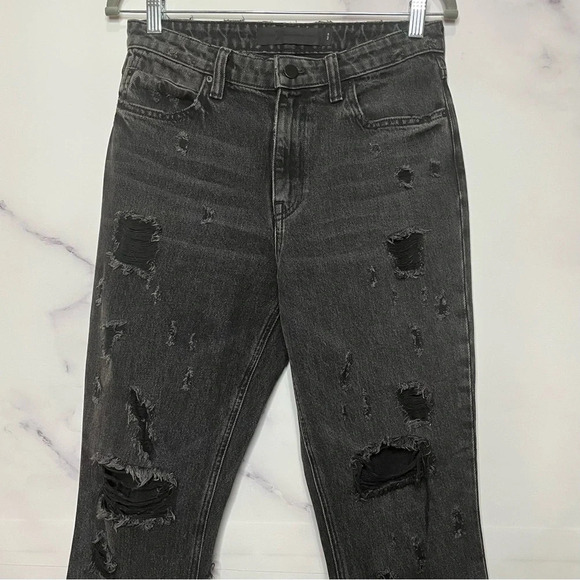 Denim x Alexander Wang Grind Grey Scratch Jeans - Picture 4 of 13